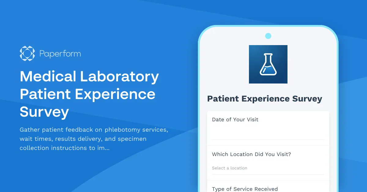 Medical Laboratory Patient Experience Survey