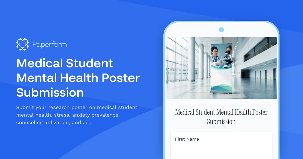 Medical Student Mental Health Poster Submission