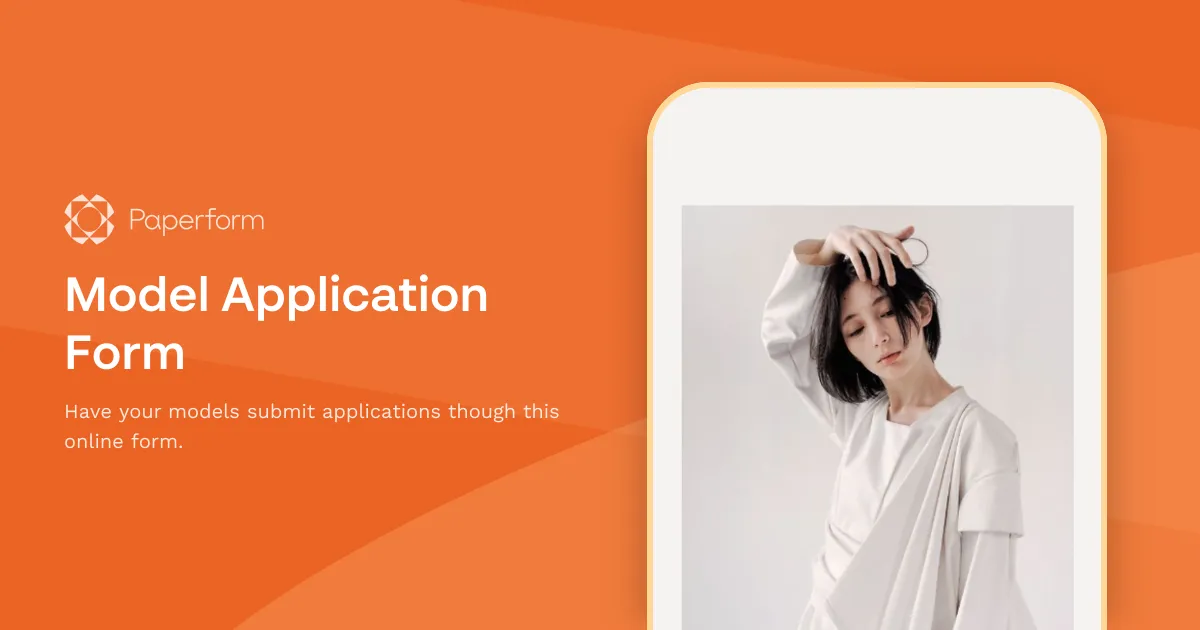 Model Application Form