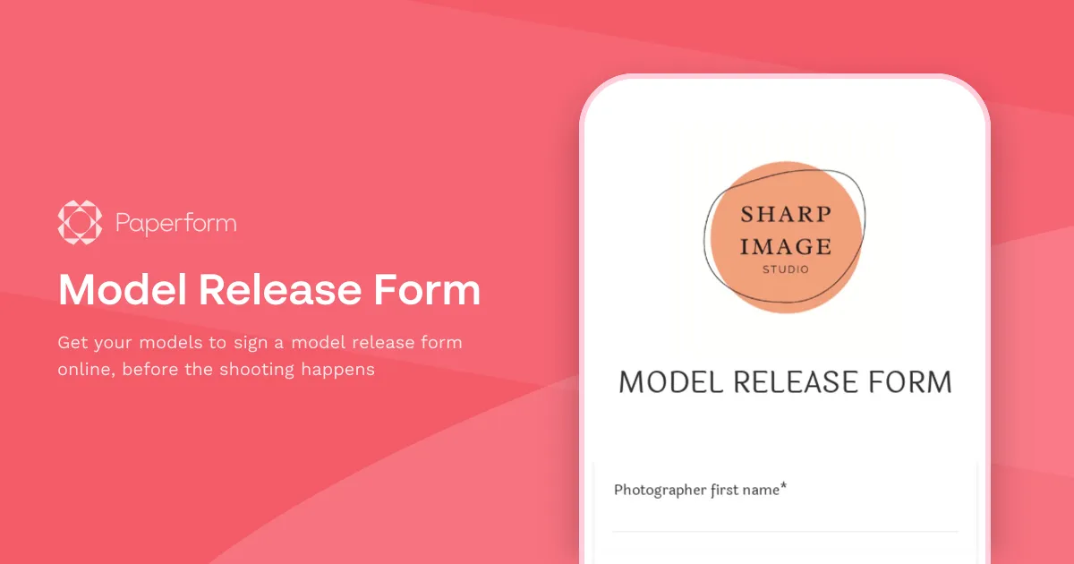 Model Release Form