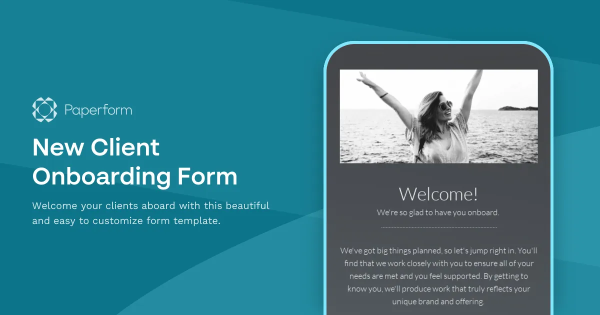 New Client Onboarding Form