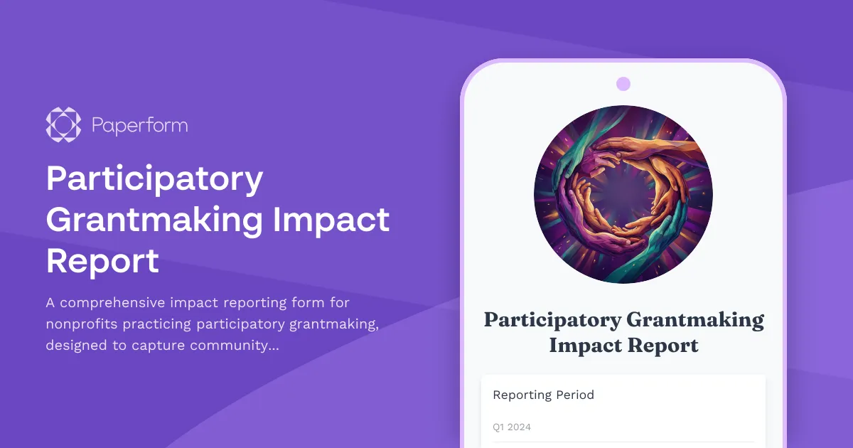 Participatory Grantmaking Impact Report