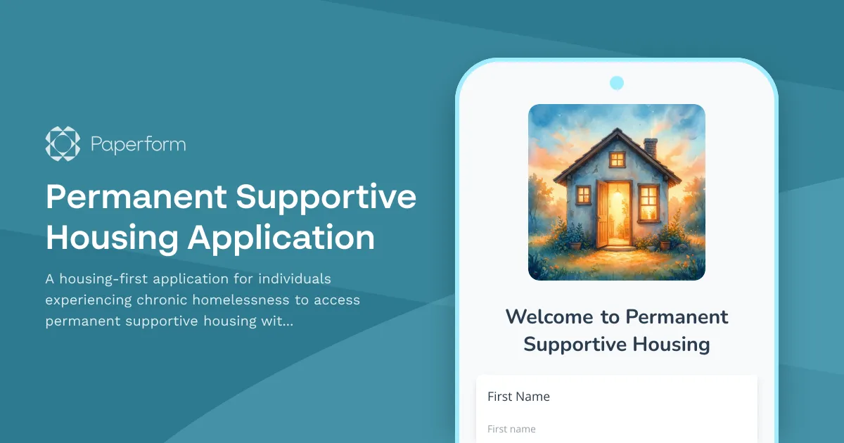Permanent Supportive Housing Application