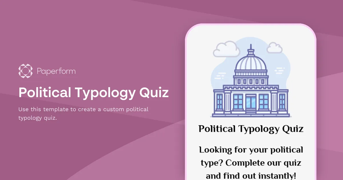Political Typology Quiz