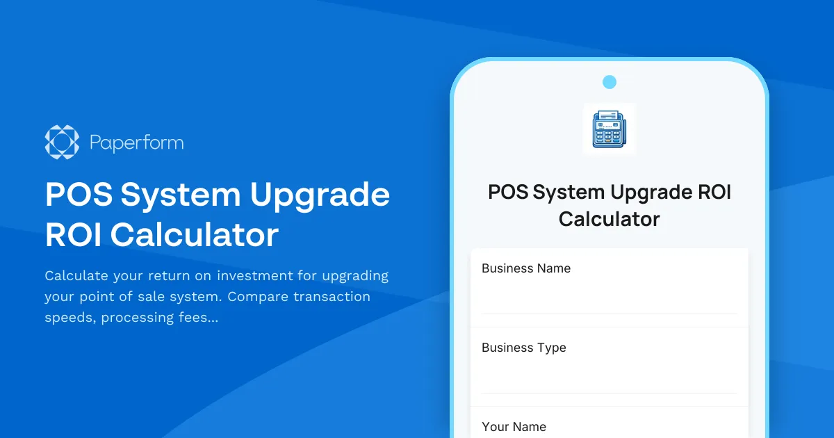 POS System Upgrade ROI Calculator