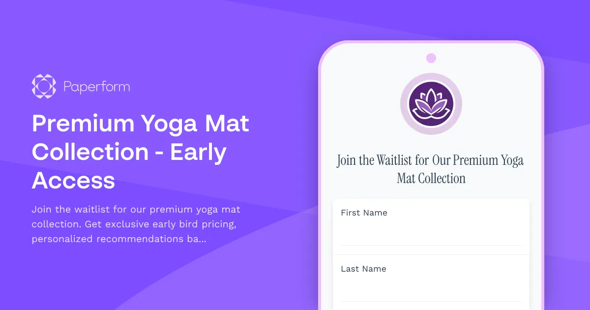 Premium Yoga Mat Collection - Early Access