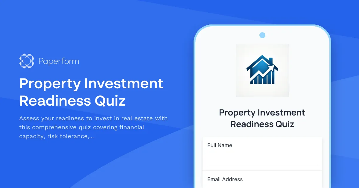Property Investment Readiness Quiz