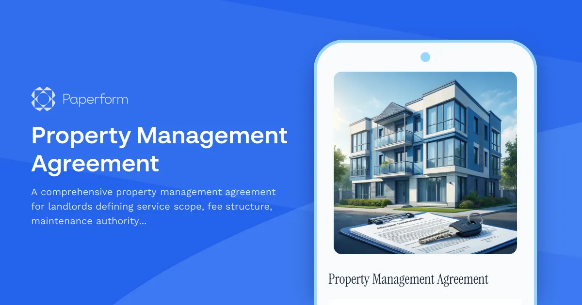 Property Management Agreement