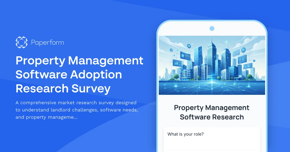 Property Management Software Adoption Research Survey