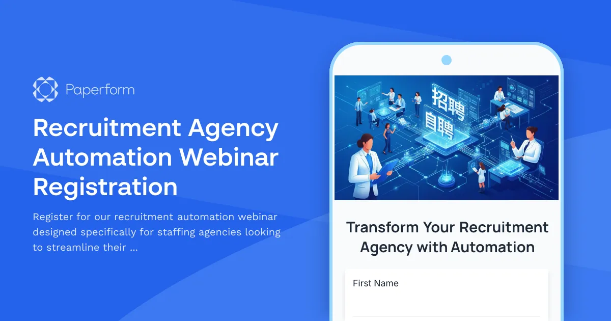 Recruitment Agency Automation Webinar Registration