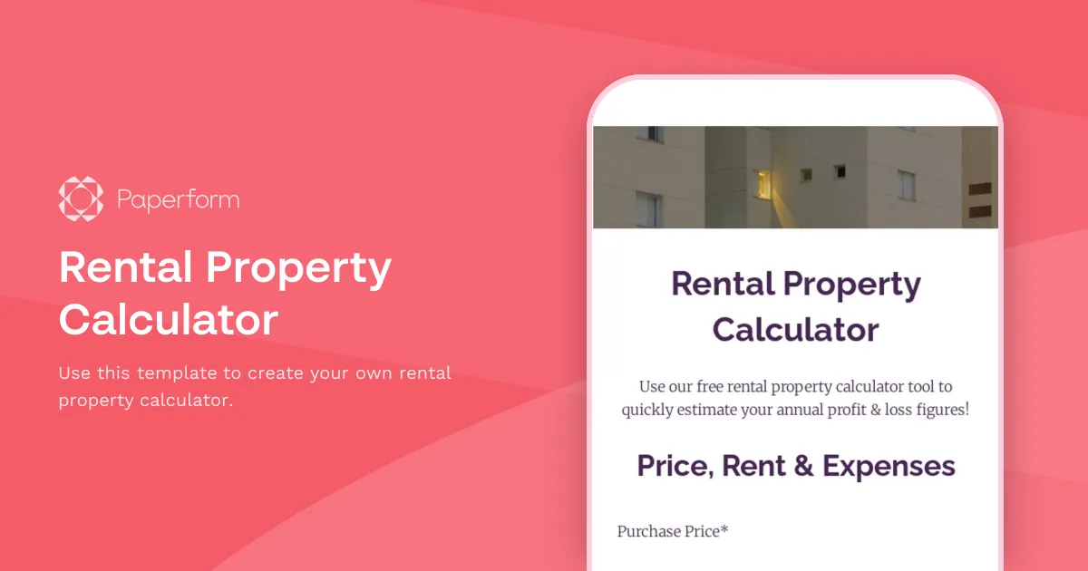 Rental Property Calculator