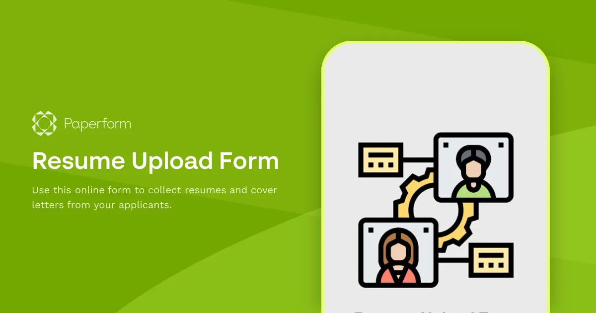 Resume Upload Form