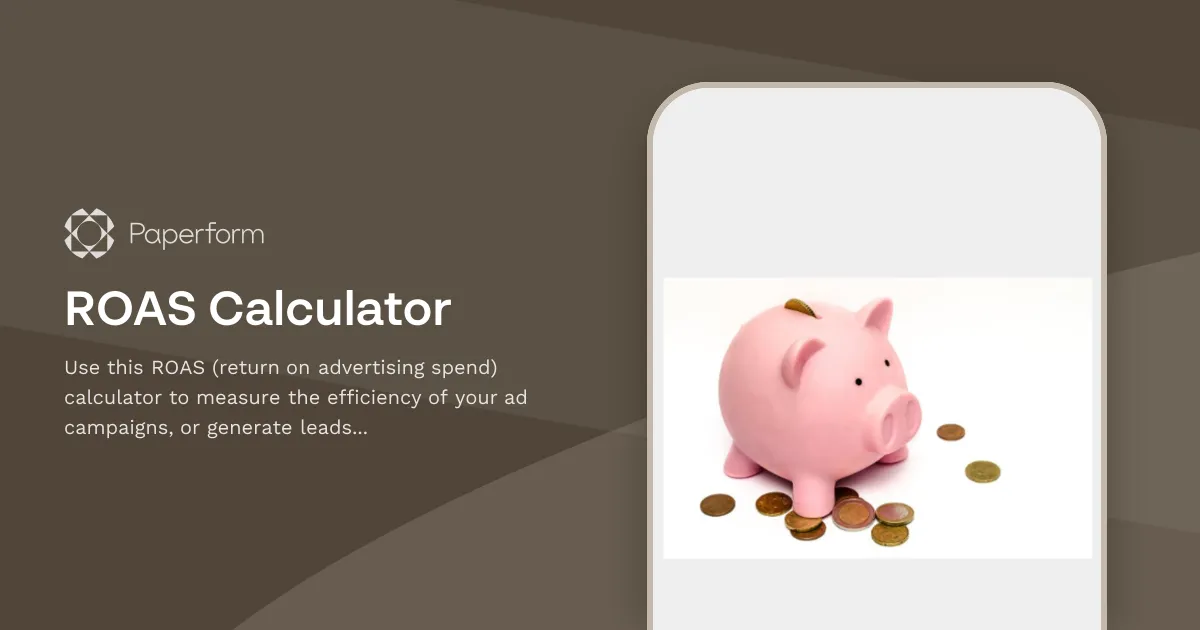 ROAS Calculator