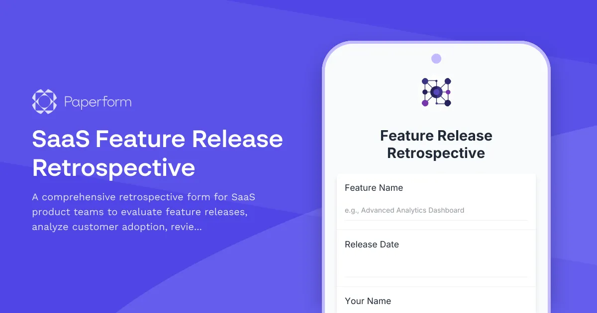 SaaS Feature Release Retrospective