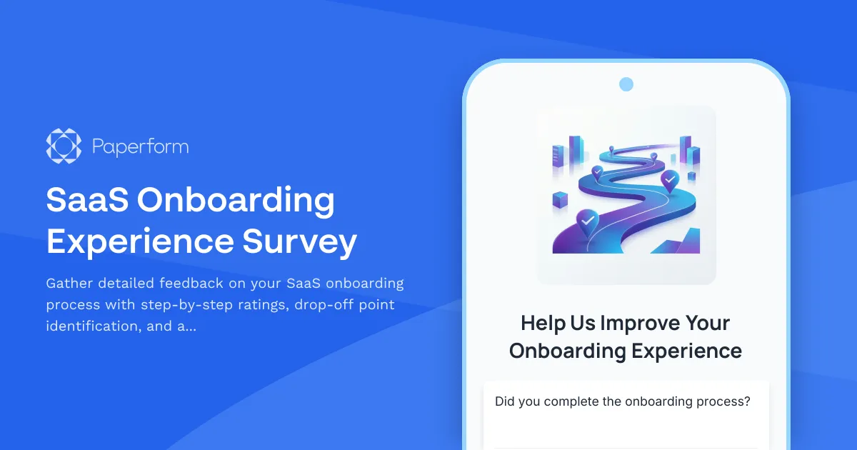 SaaS Onboarding Experience Survey