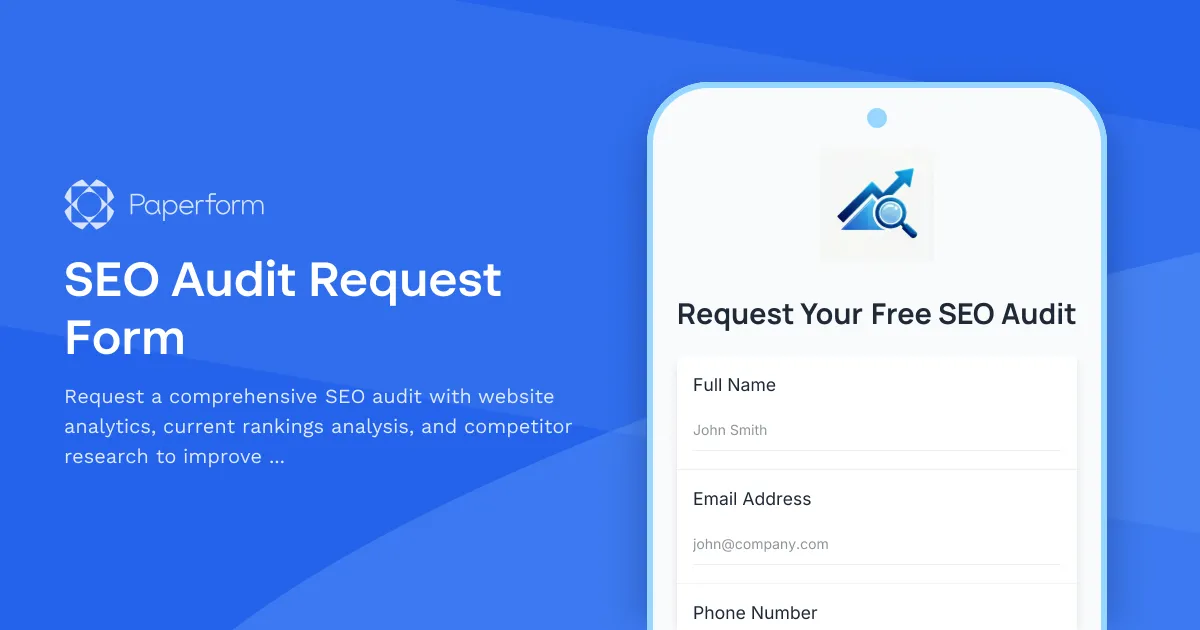 SEO Audit Request Form