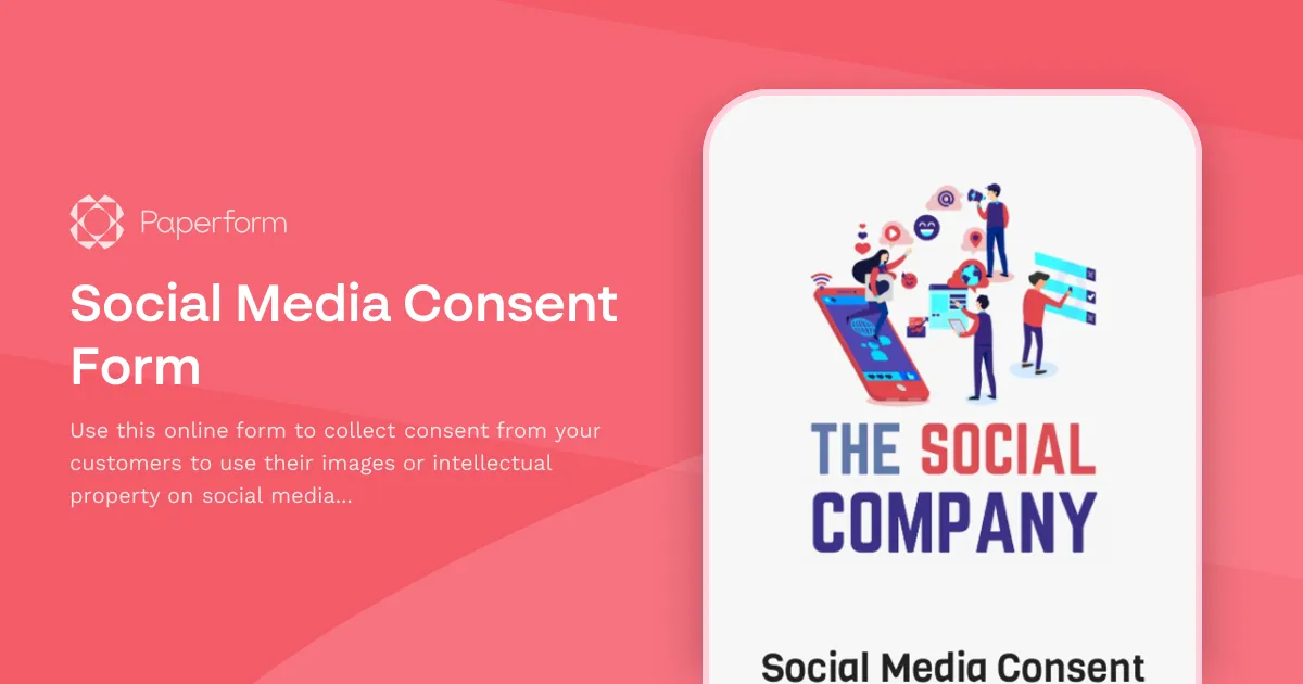 Social Media Consent Form