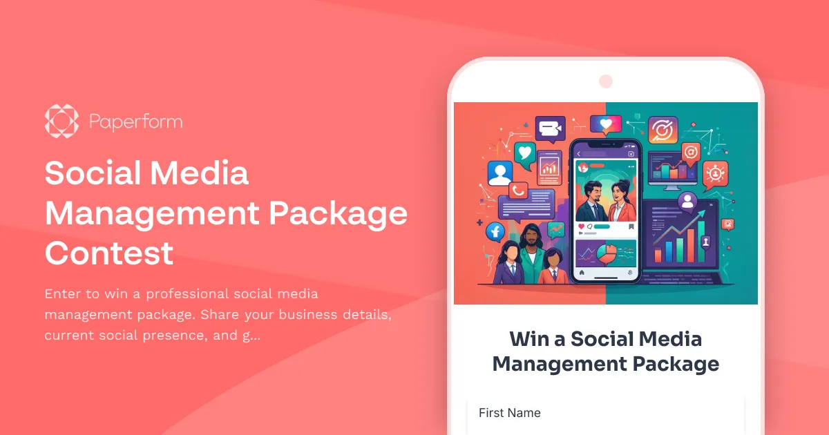 Social Media Management Package Contest