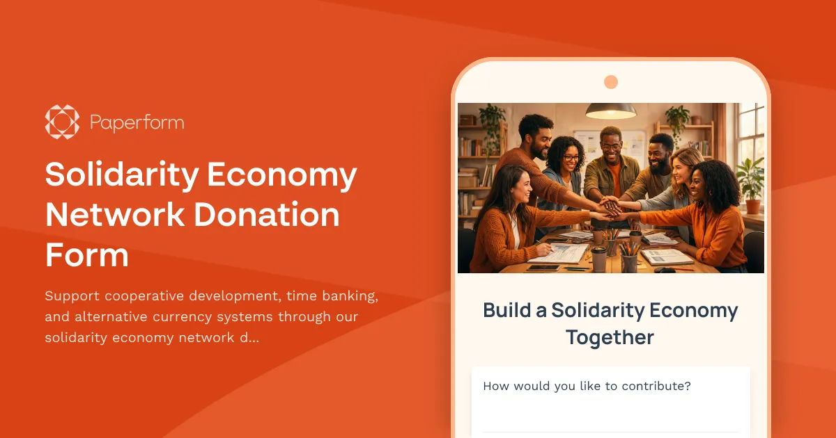 Solidarity Economy Network Donation Form