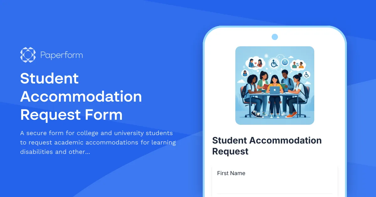 Student Accommodation Request Form