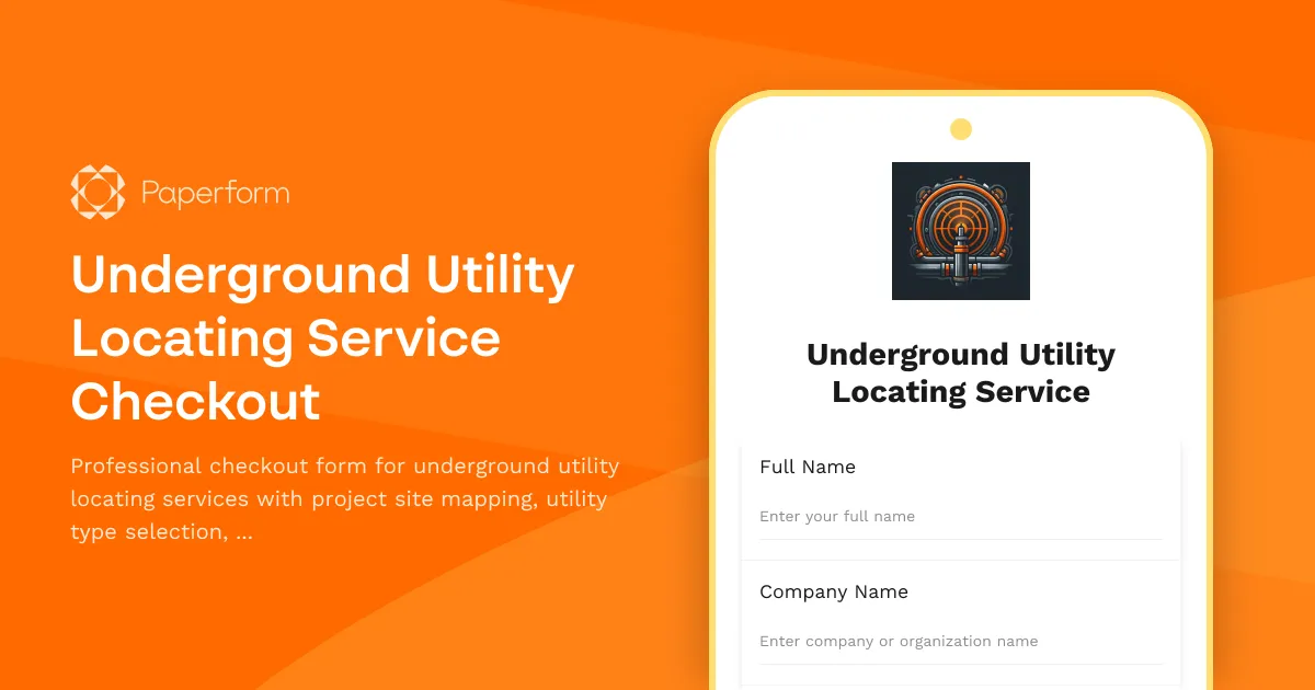 Underground Utility Locating Service Checkout