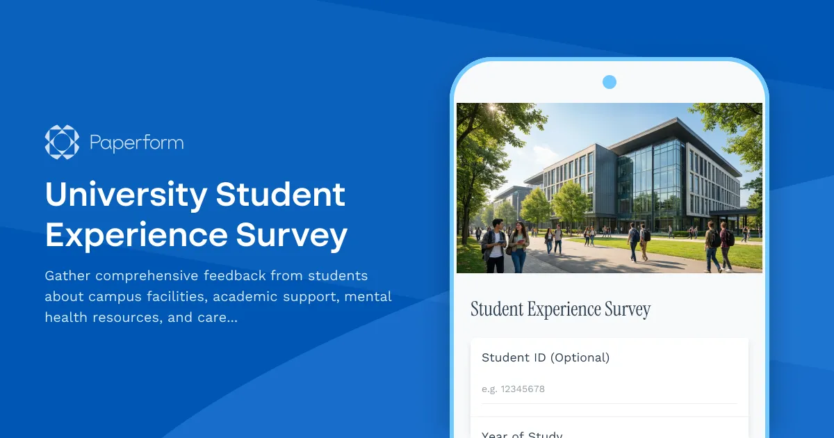 University Student Experience Survey