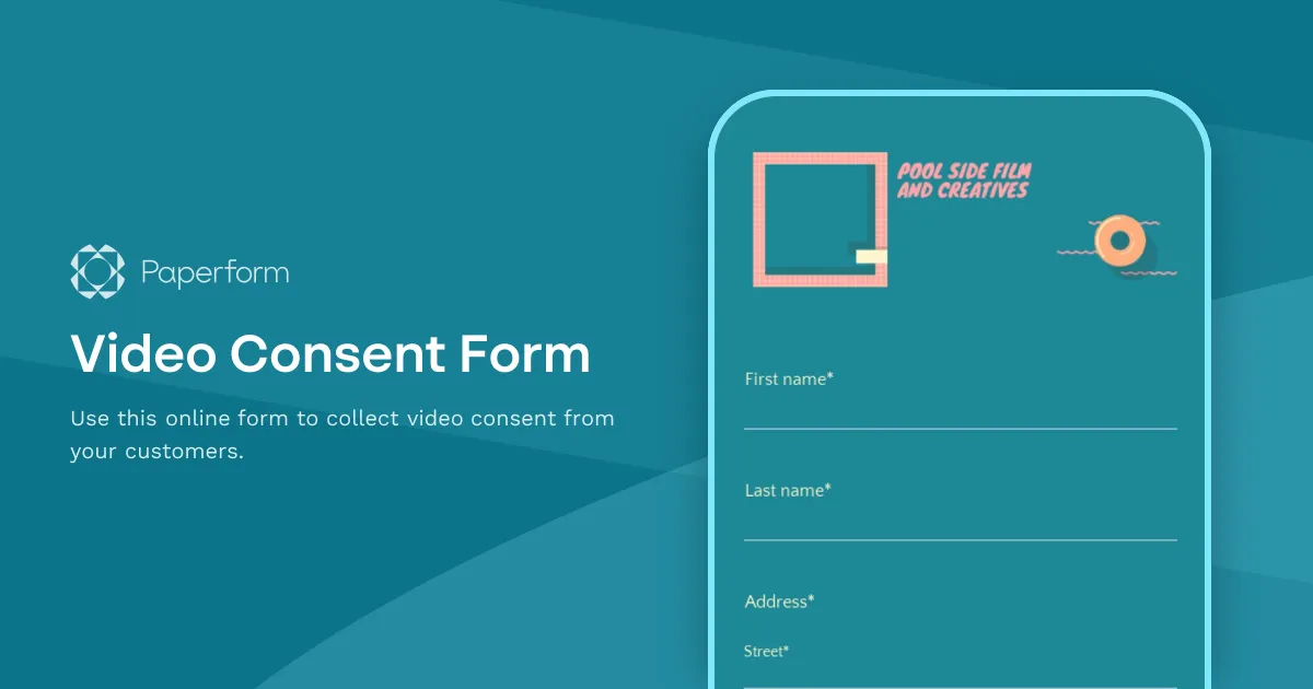Video Consent Form