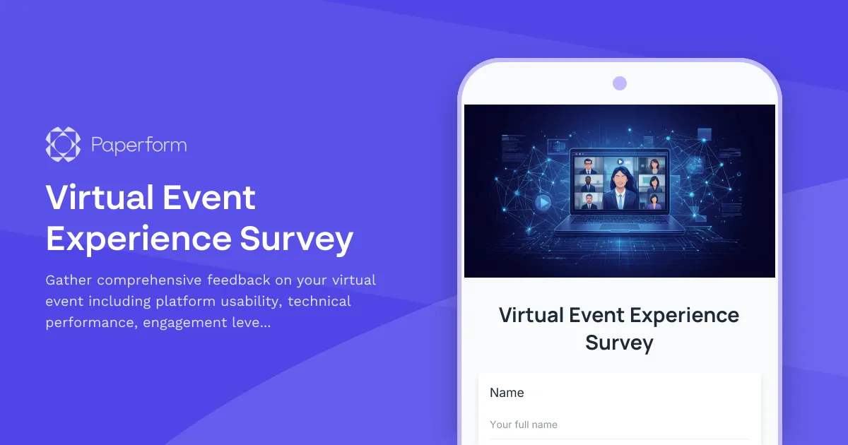 Virtual Event Experience Survey