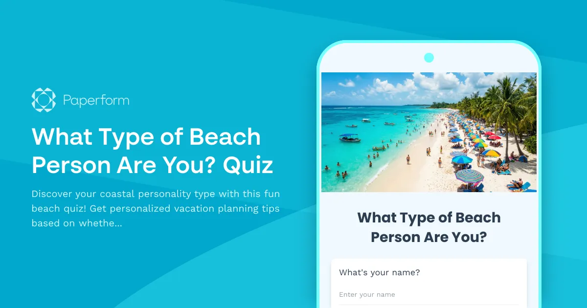 What Type of Beach Person Are You? Quiz