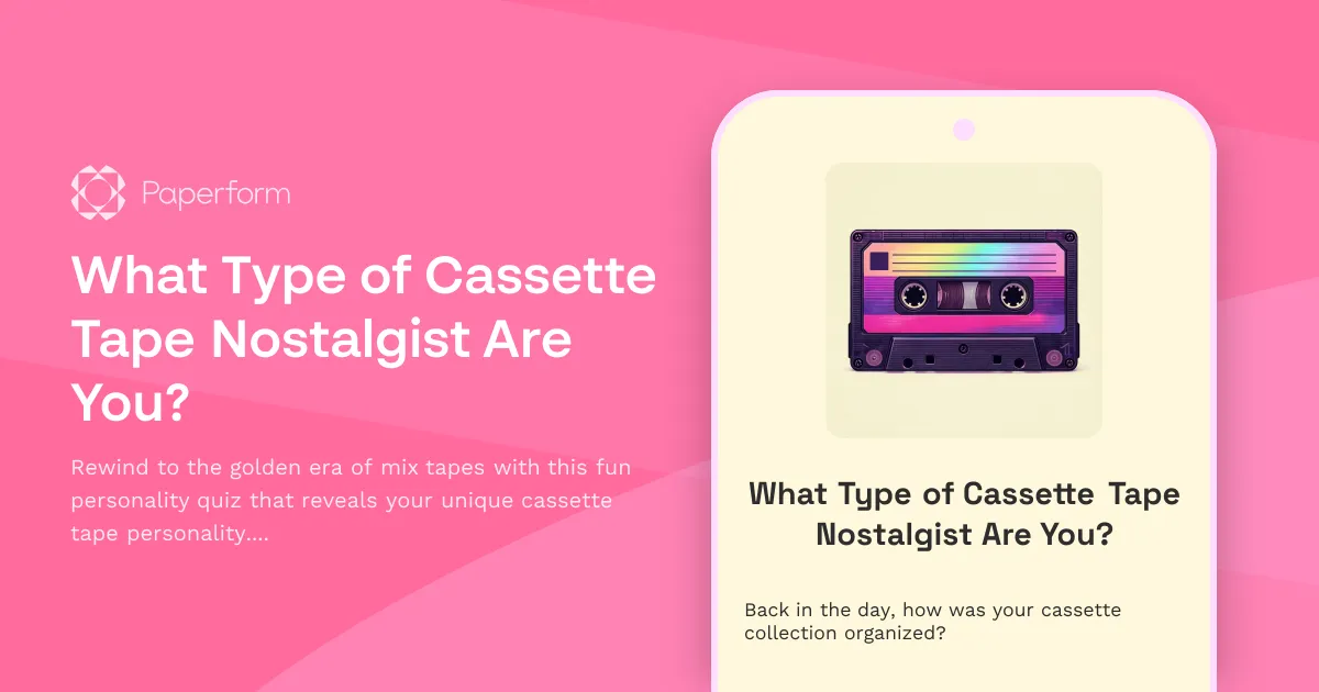 What Type of Cassette Tape Nostalgist Are You?