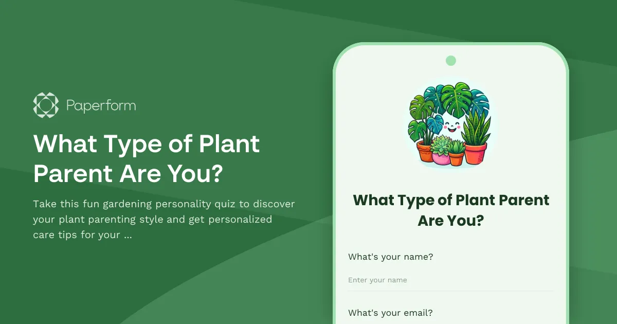 What Type of Plant Parent Are You?