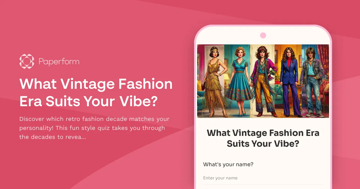 What Vintage Fashion Era Suits Your Vibe?
