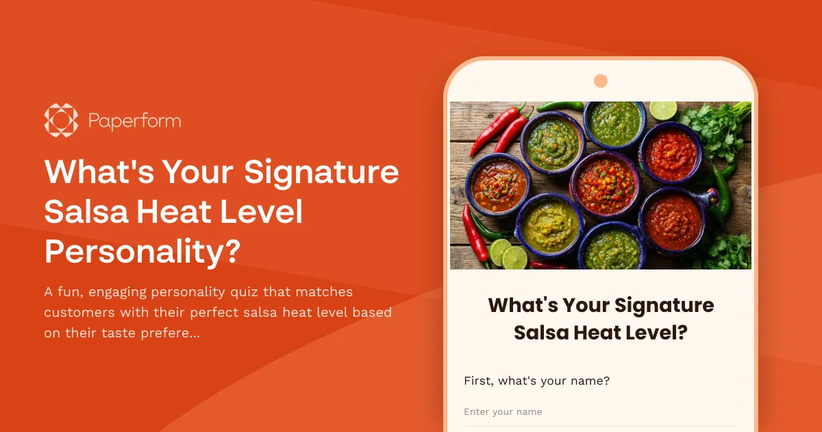 What's Your Signature Salsa Heat Level Personality?