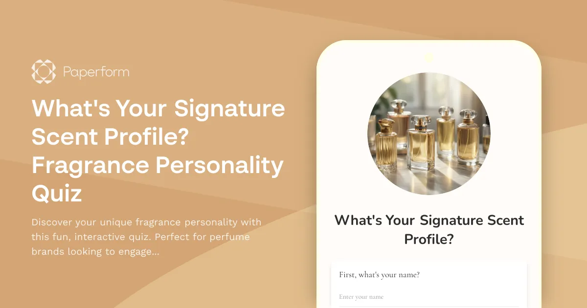 What's Your Signature Scent Profile? Fragrance Personality Quiz