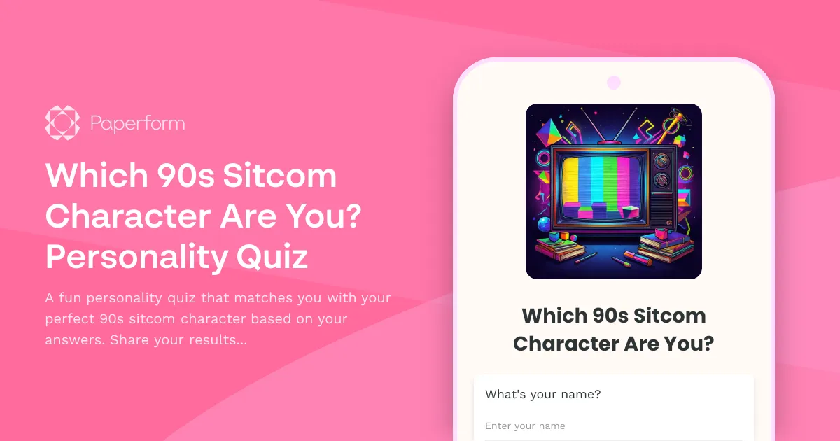 Which 90s Sitcom Character Are You? Personality Quiz