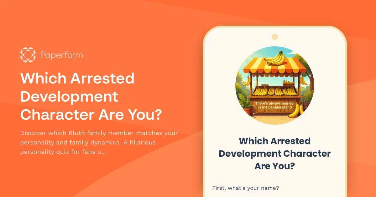 Which Arrested Development Character Are You?