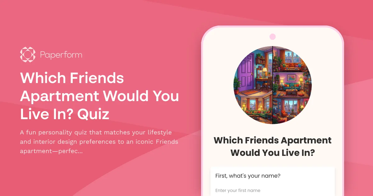 Which Friends Apartment Would You Live In? Quiz