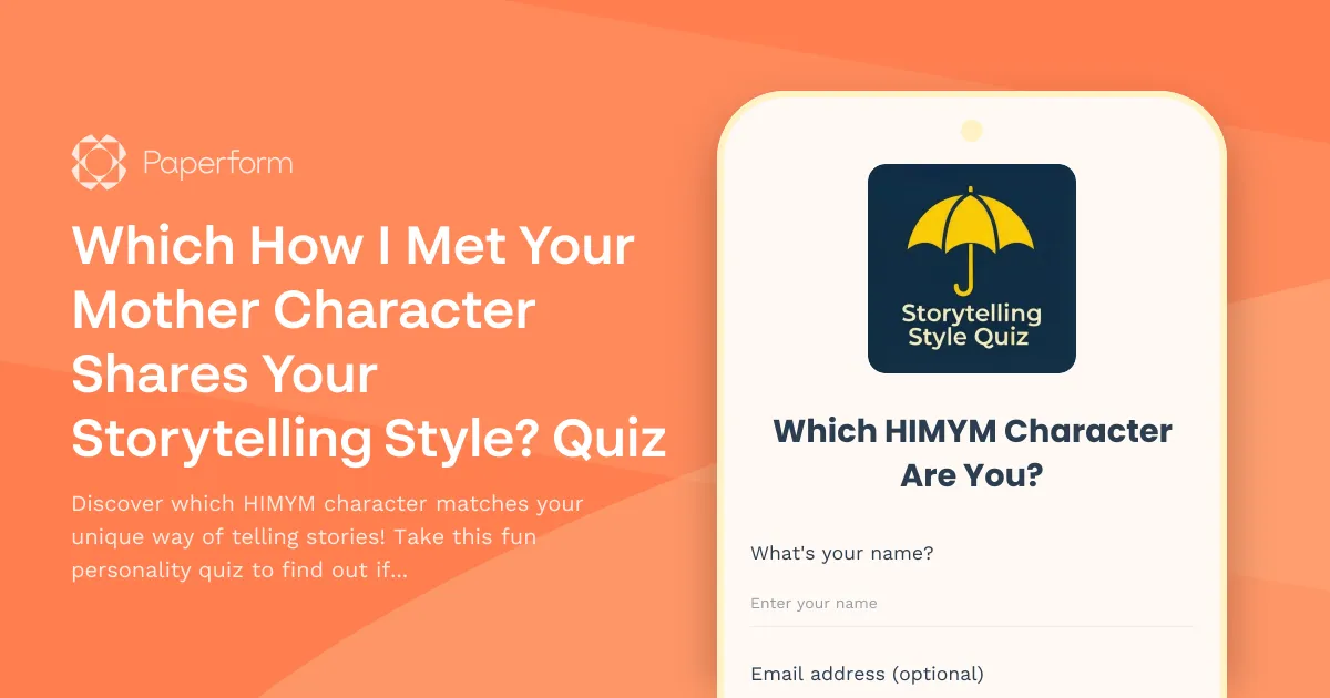 Which How I Met Your Mother Character Shares Your Storytelling Style? Quiz