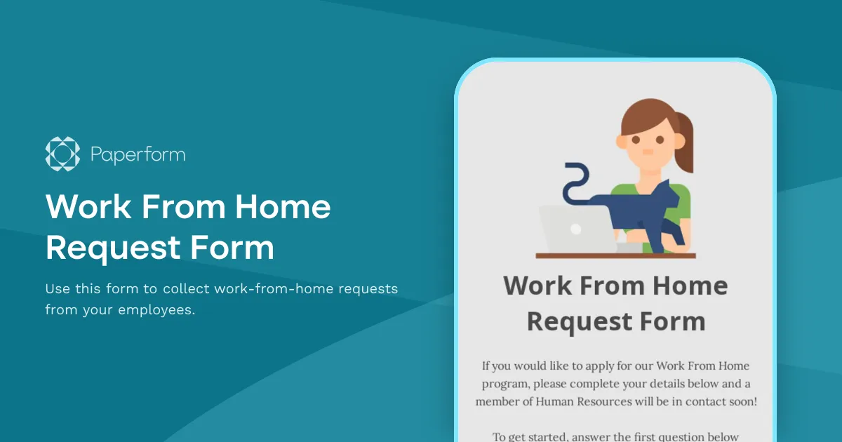 Work From Home Request Form