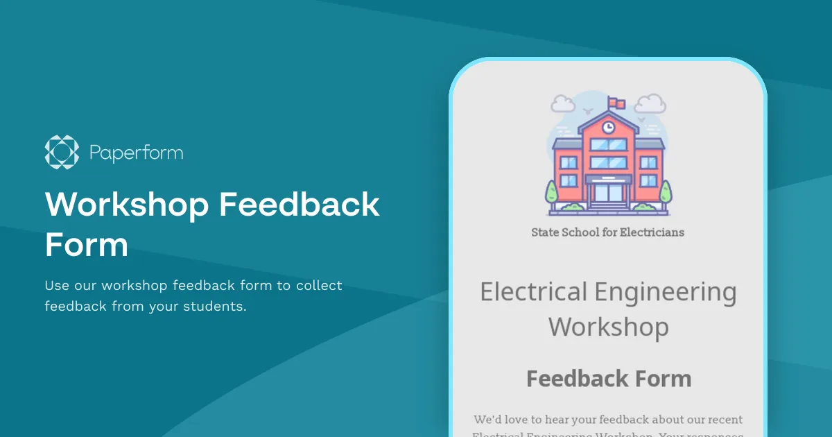 Workshop Feedback Form
