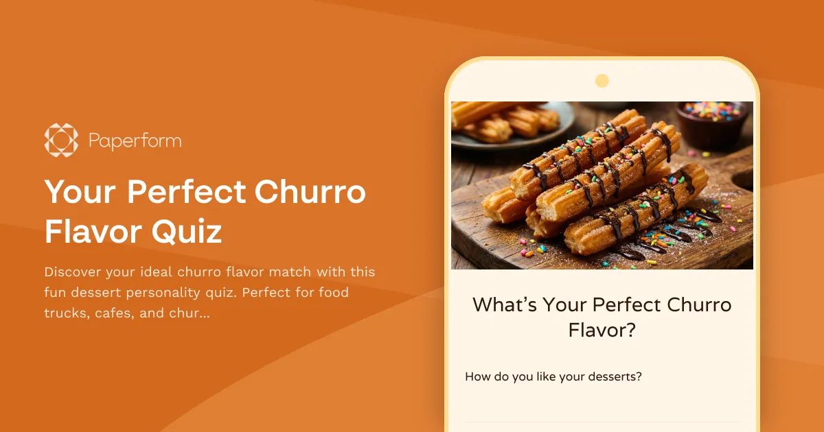 Your Perfect Churro Flavor Quiz