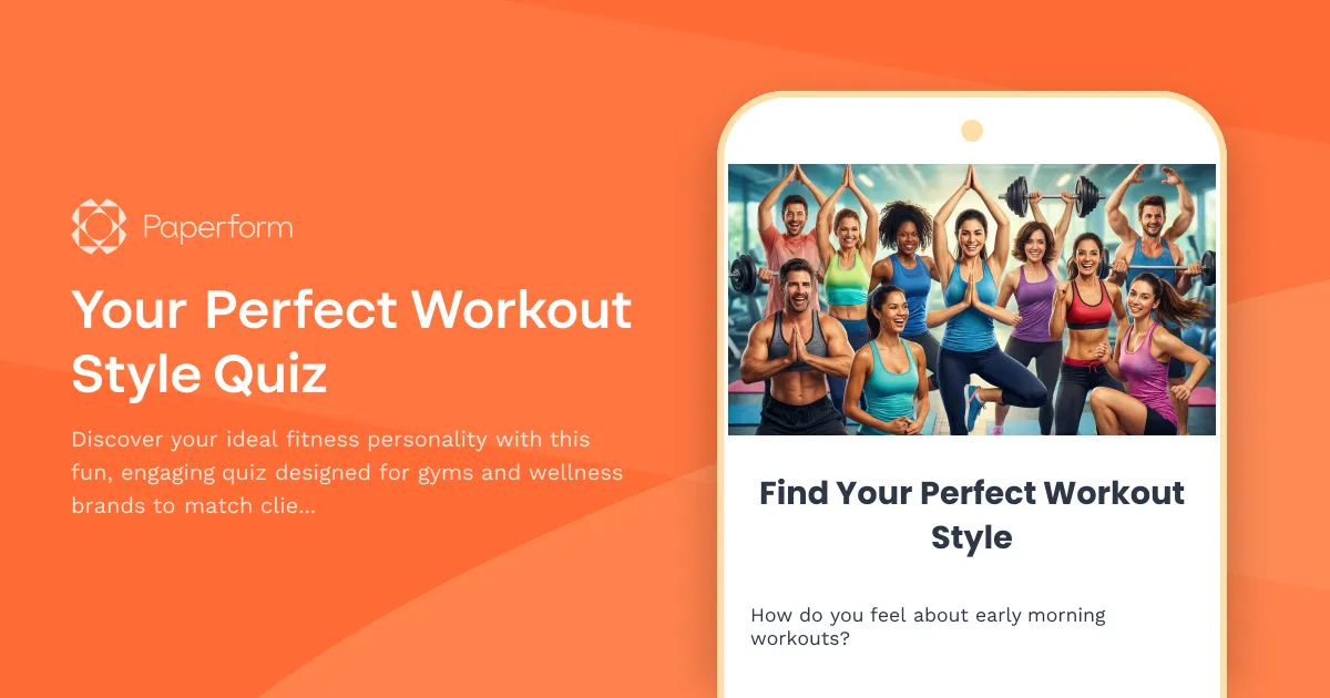 Your Perfect Workout Style Quiz