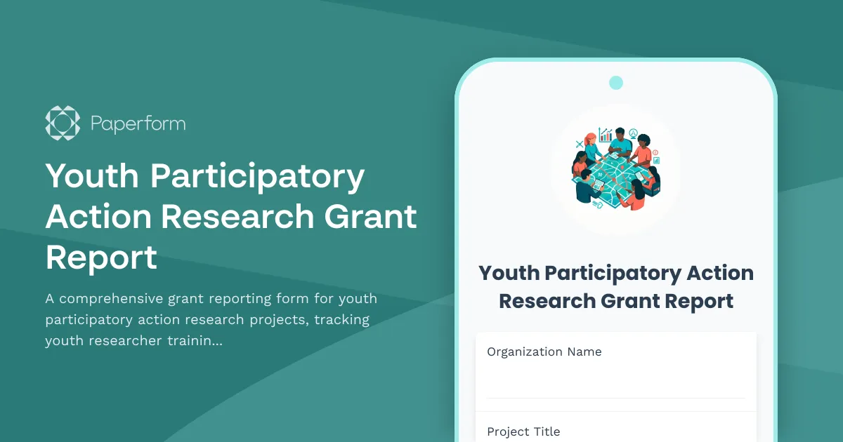 Youth Participatory Action Research Grant Report
