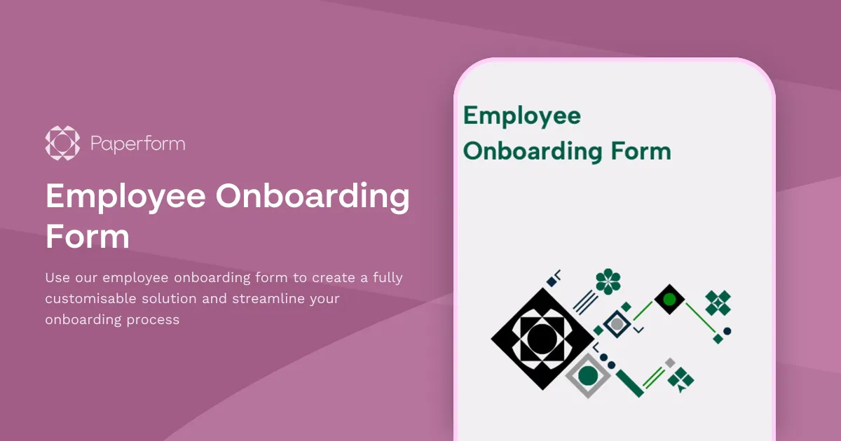 Employee Onboarding Form
