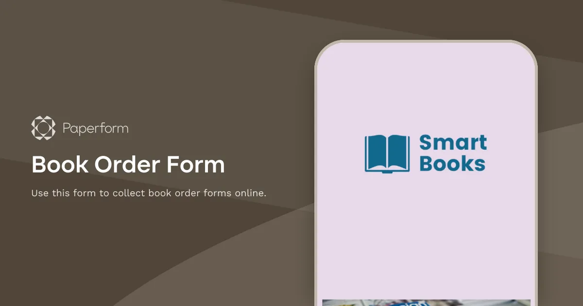 Book Order Form