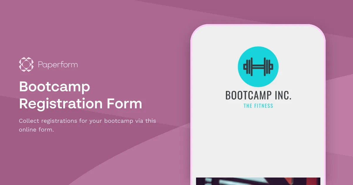 Bootcamp Registration Form