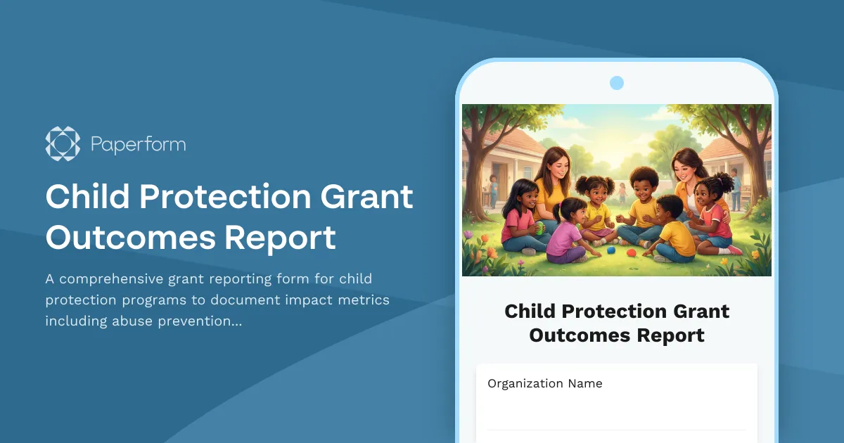 Child Protection Grant Outcomes Report