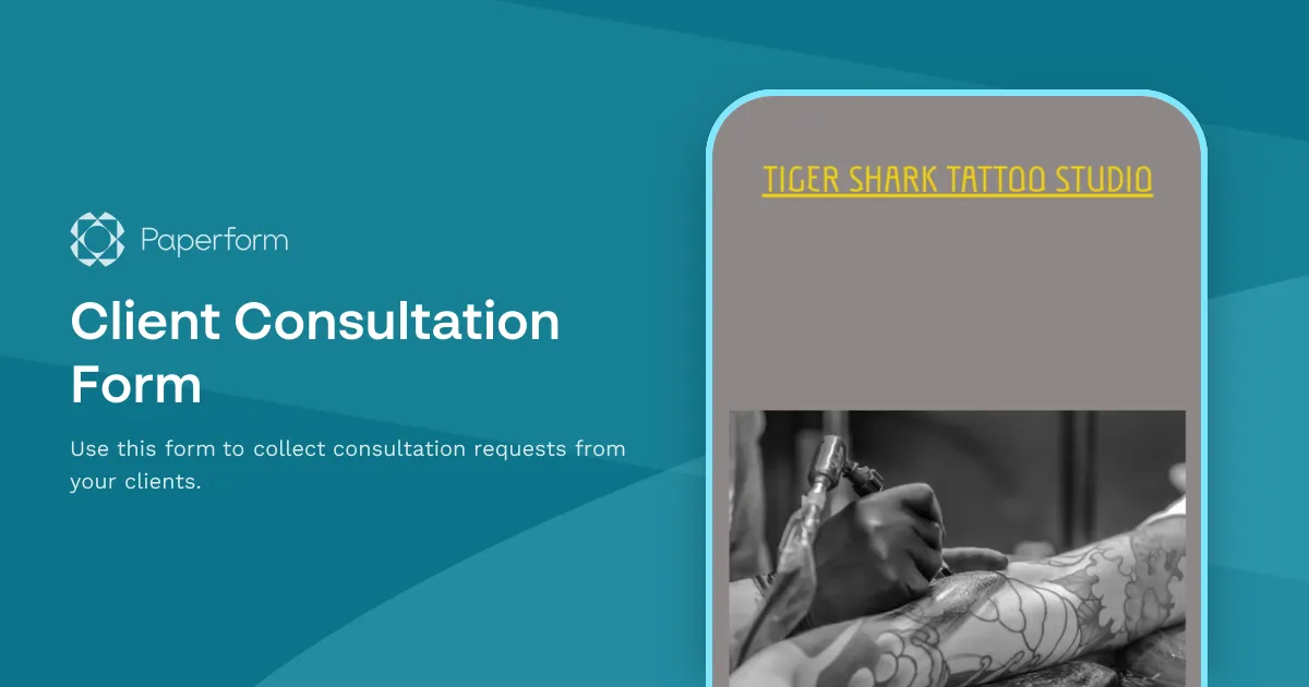 Client Consultation Form