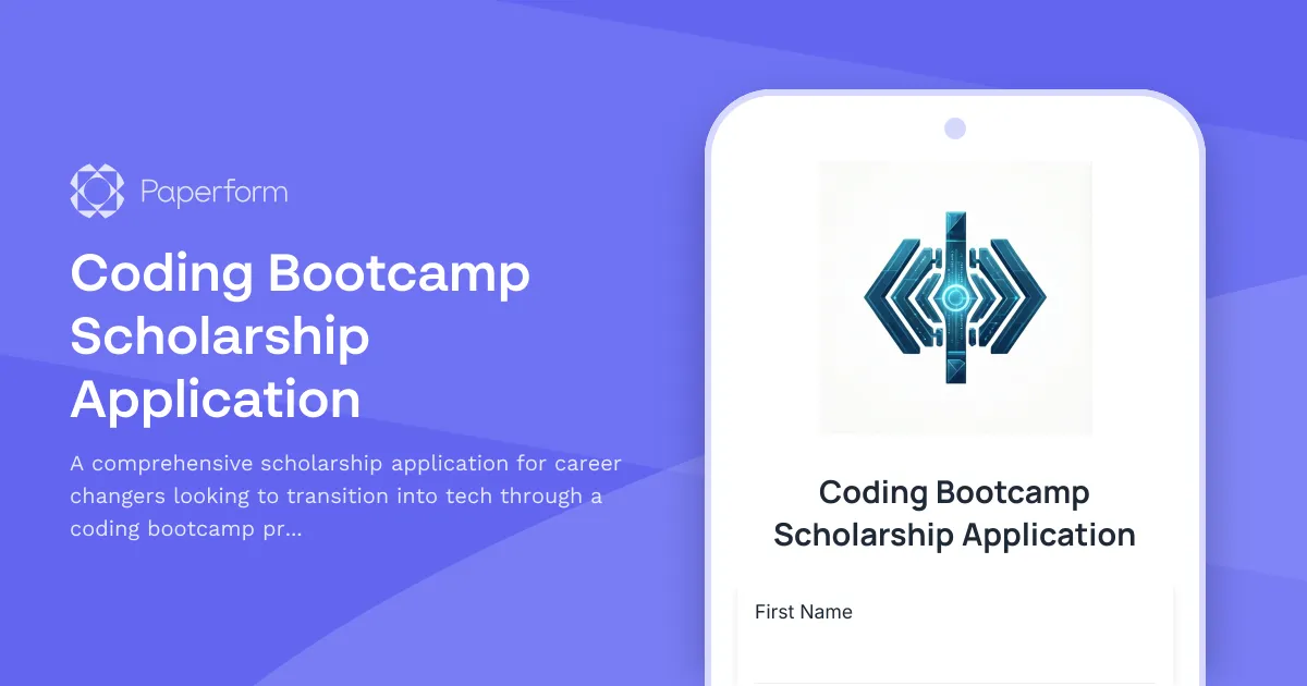 Coding Bootcamp Scholarship Application