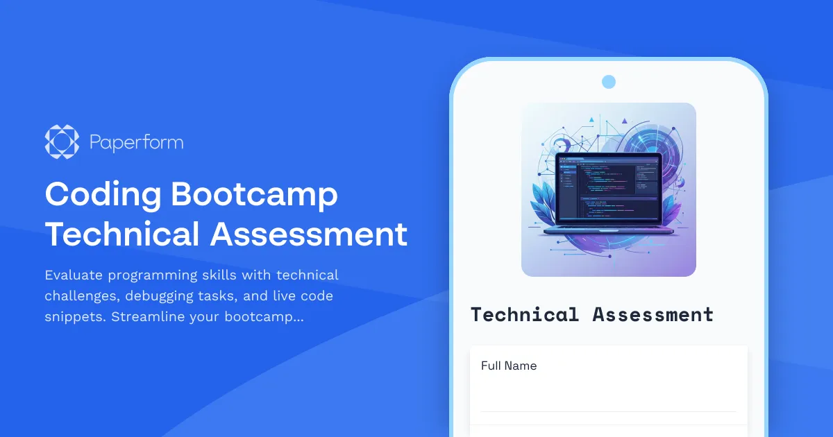 Coding Bootcamp Technical Assessment